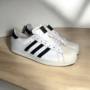 Adidas Superstar 50th Anniversary Golf Shoes Cloud White Black FY9926